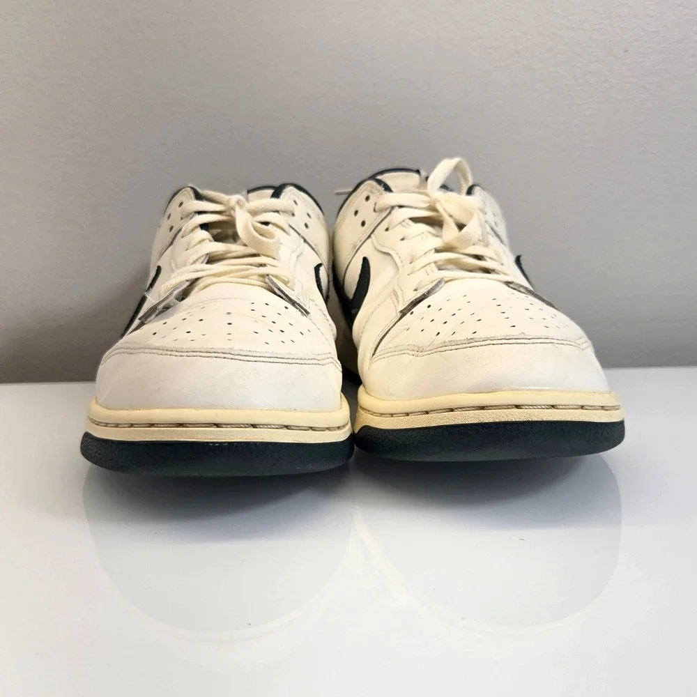 Nike Dunk Low Men's 12 Deep Jungle White Green Leather Sneakers Retro FQ8080-133